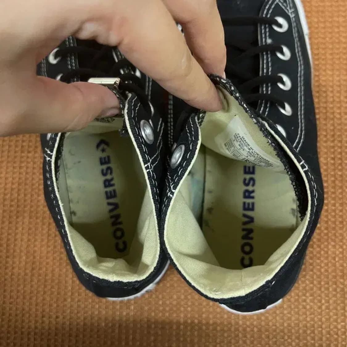 컨버스 척테일러 올스타 하이 스니커즈 운동화 240 G07858 상품이미지6