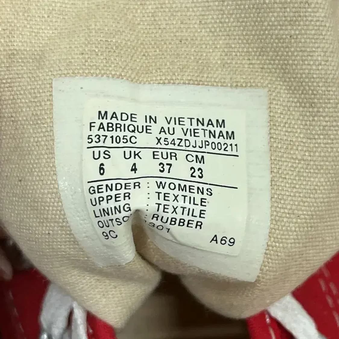 컨버스 척테일러 올스타 웨지 스니커즈 운동화 230 G07871 상품이미지5