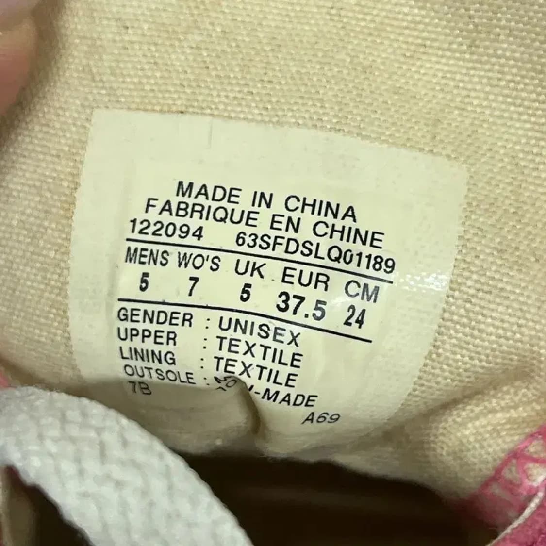 컨버스 척테일러 올스타 하이 스니커즈 운동화 240 G07913 상품이미지5