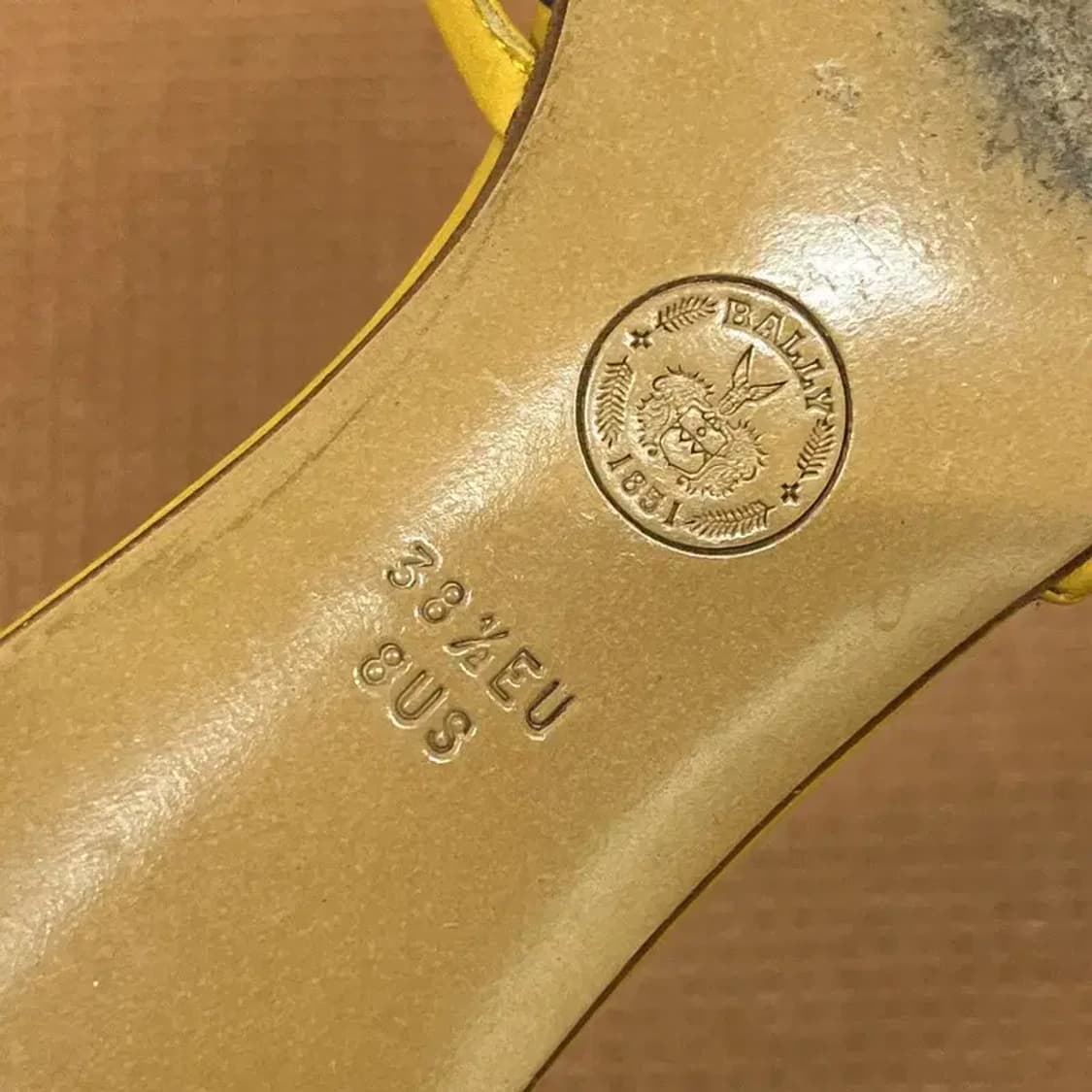 발리 여성 슽트랩 샌들 힐 US8 G07931 상품이미지5