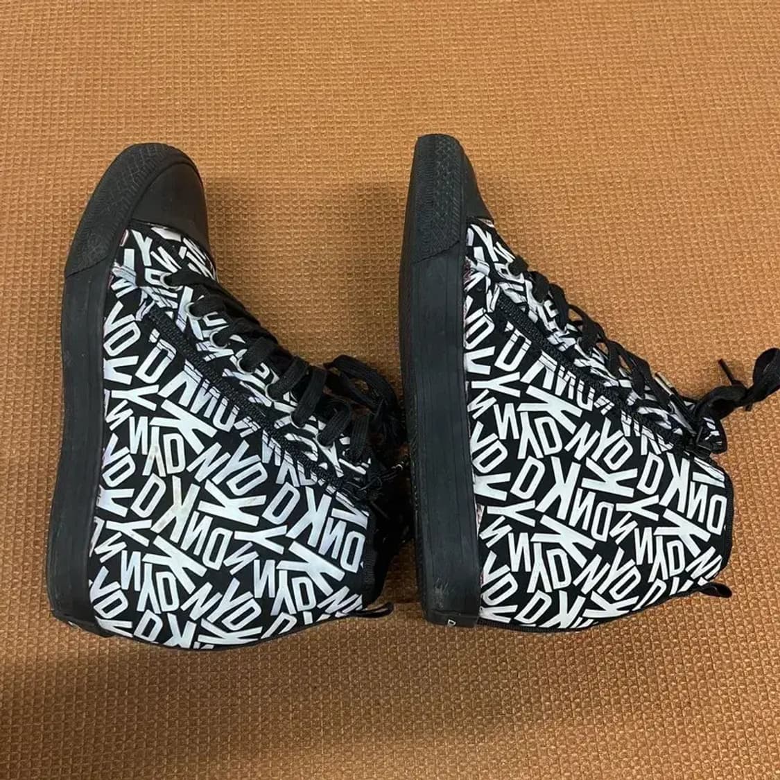 도나카란뉴욕 로고패턴 웨지 스니커즈 운동화 8 G07917 상품이미지6