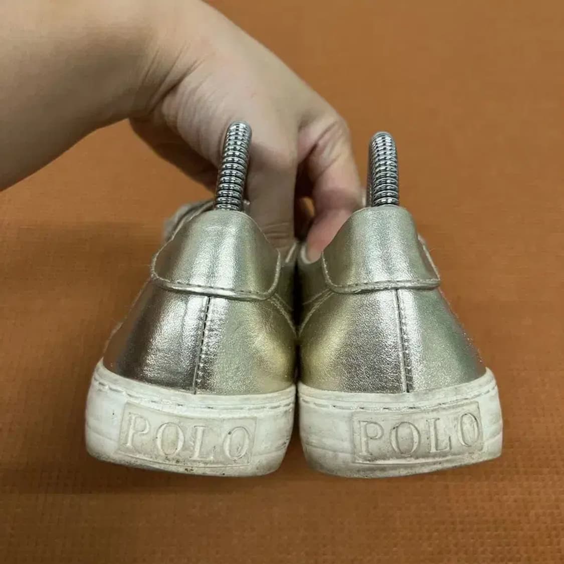 폴로 랄프로렌 골드 스니커즈 운동화 23.9 G07920 상품이미지2