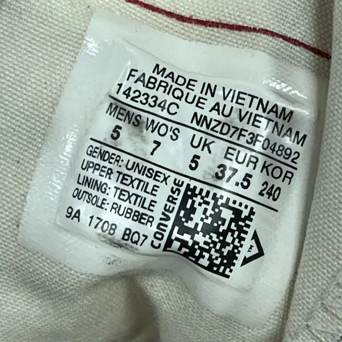 컨버스 척 70 클래식 스니커즈 운동화 240 G07951 상품이미지5