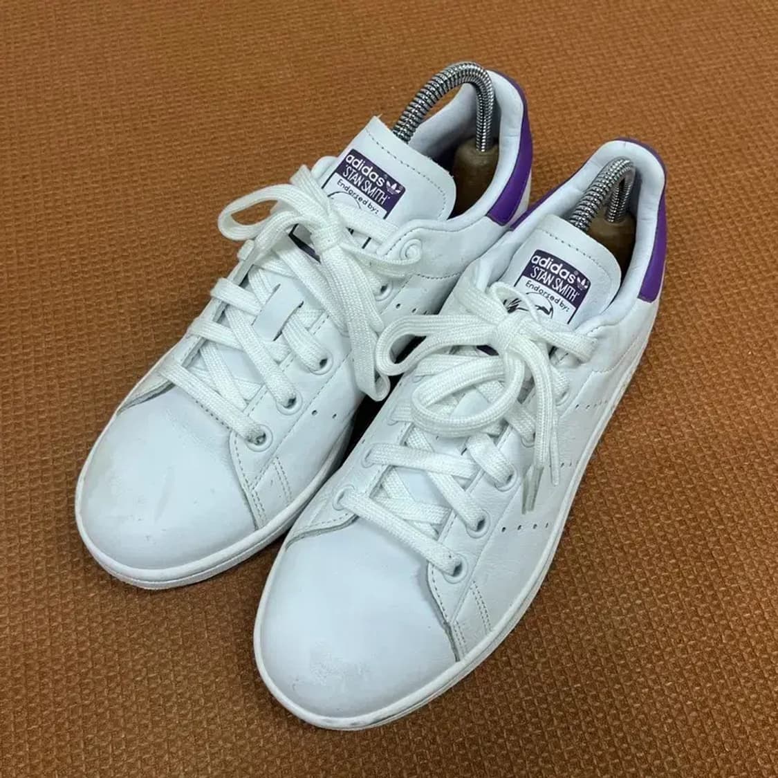 아디다스 스탠스미스 퍼플 스니커즈 운동화 230 G07958 상품이미지1