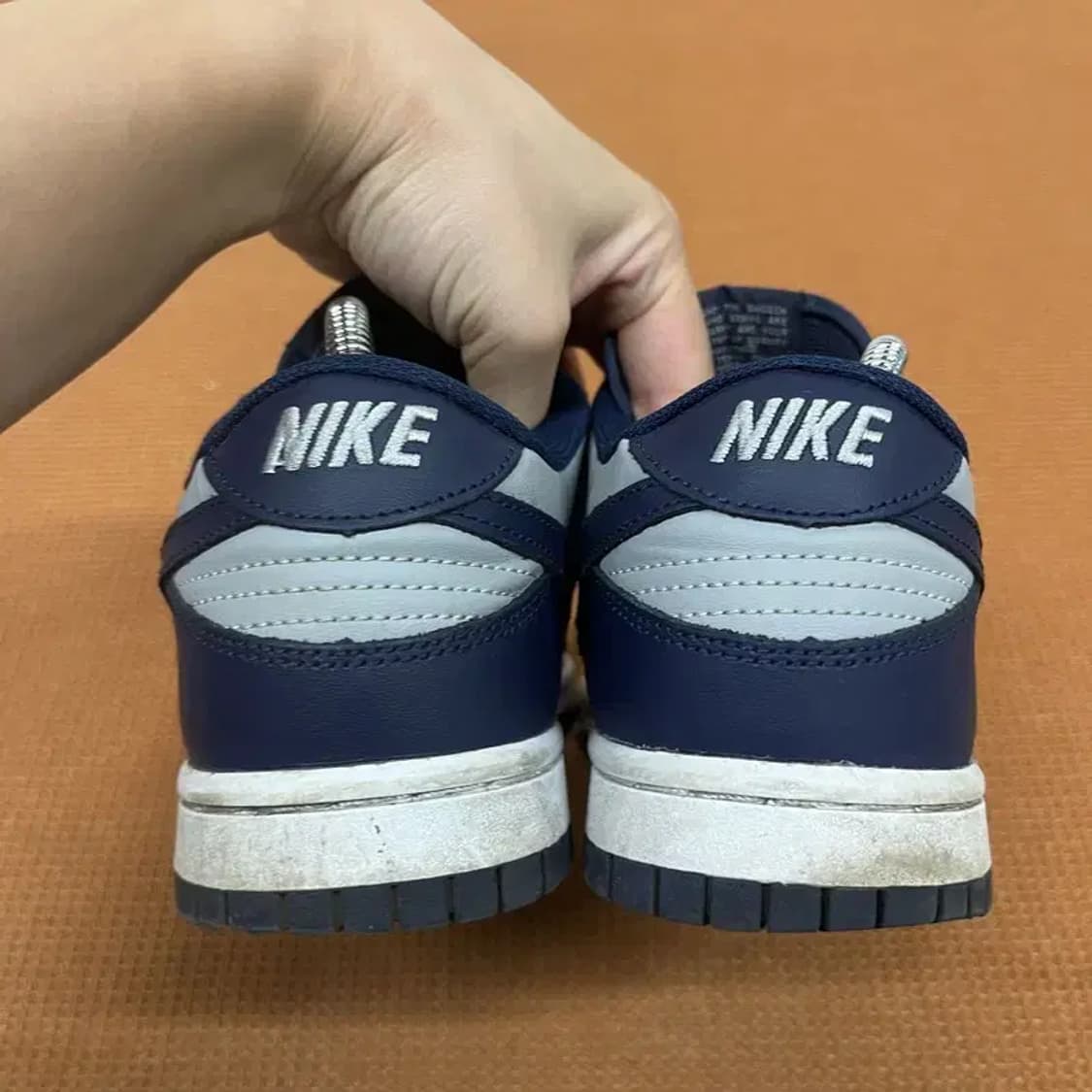 나이키 네이비 가죽 스니커즈/일반 운동화 240 G08026 상품이미지2