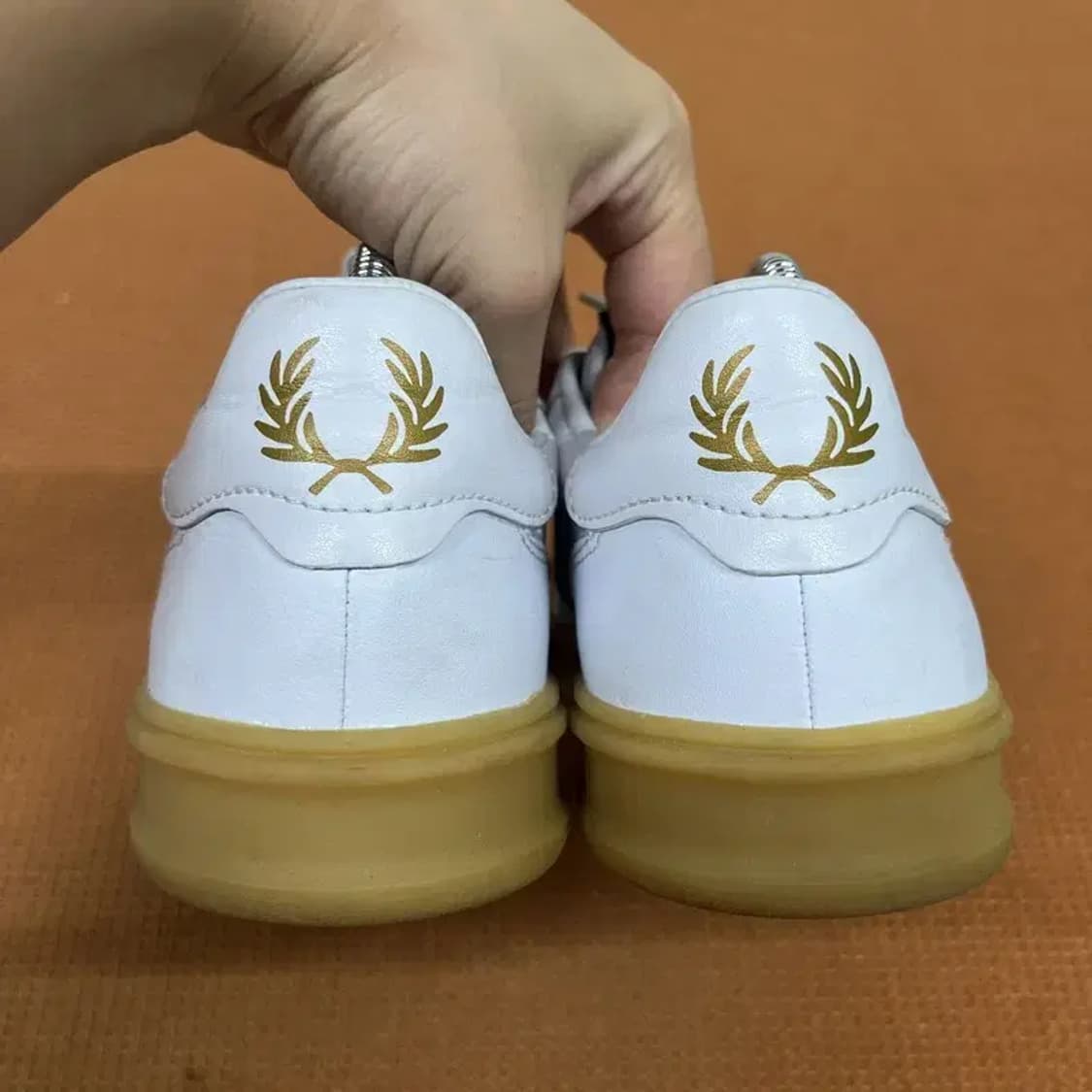 프레드페리 가죽 스니커즈 운동화 UK6 G08049 상품이미지2