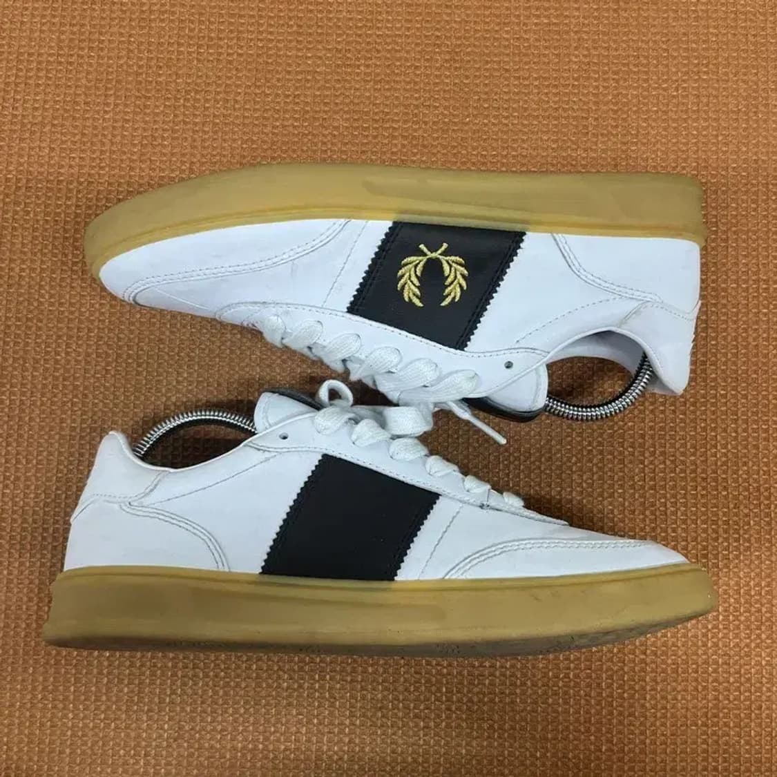 프레드페리 가죽 스니커즈 운동화 UK6 G08049 상품이미지3