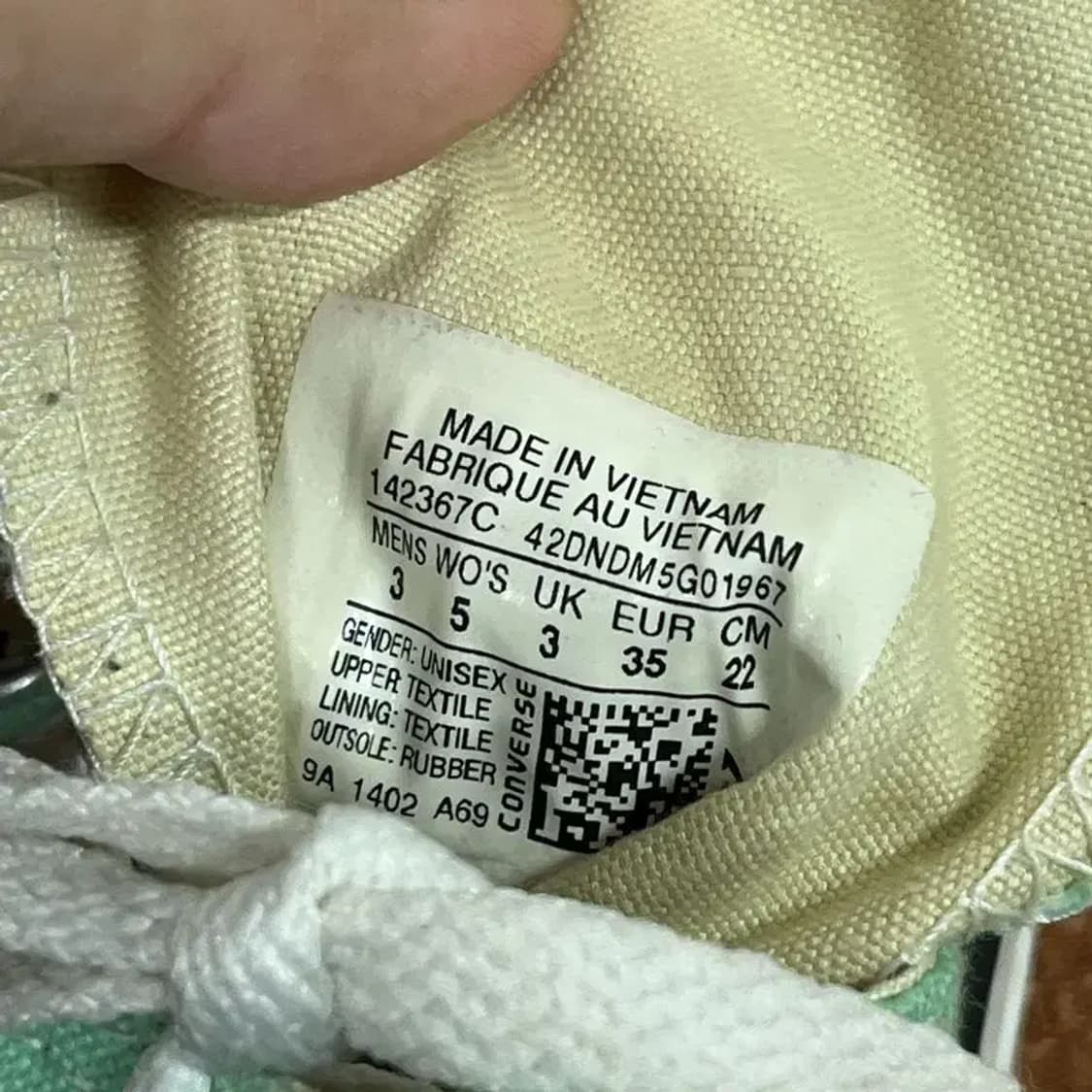 컨버스 척테일러 올스타 하이 스니커즈 운동화 220 G08054 상품이미지5