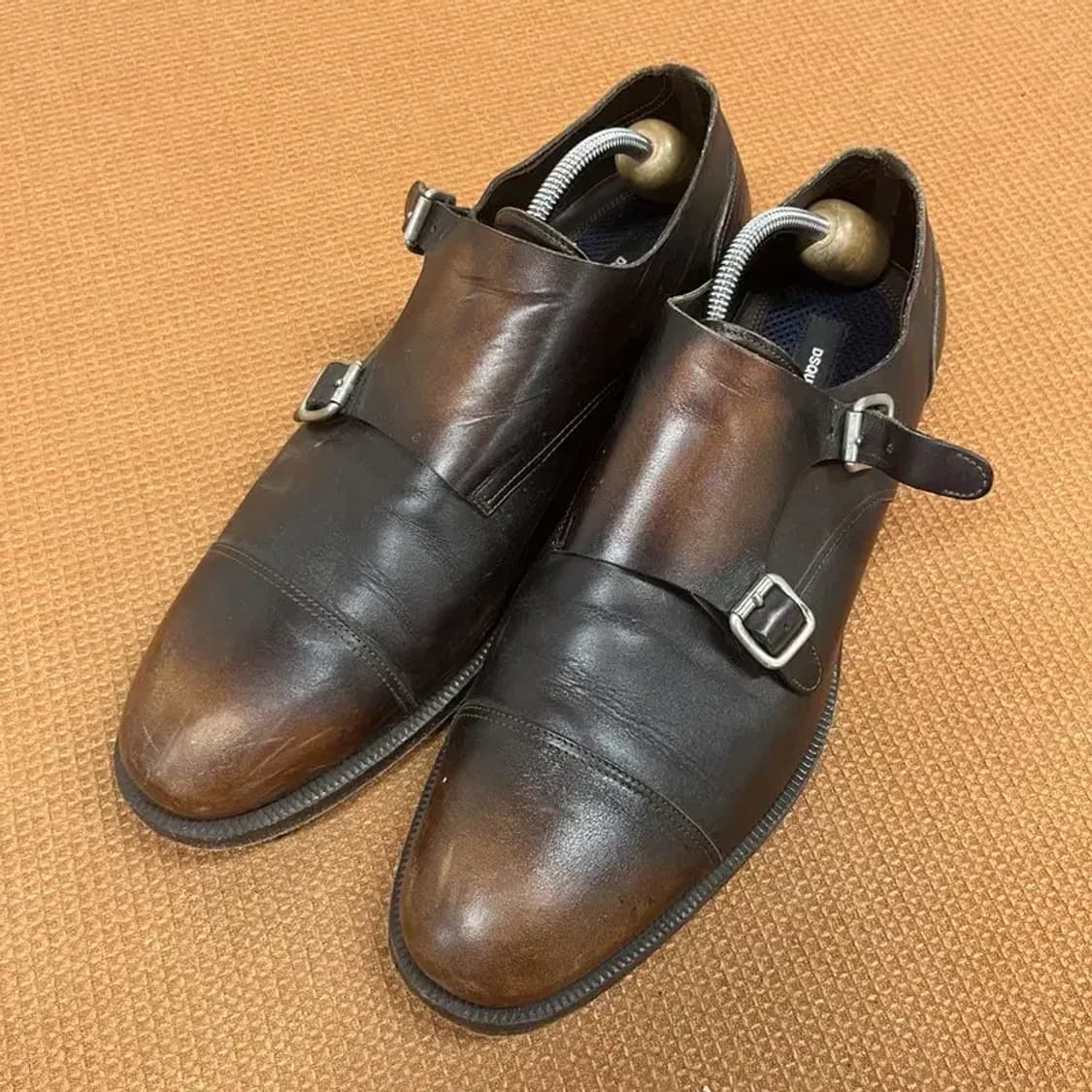 디스퀘어드2 브라운 가죽 로퍼/블로퍼 42 G08062 상품이미지1