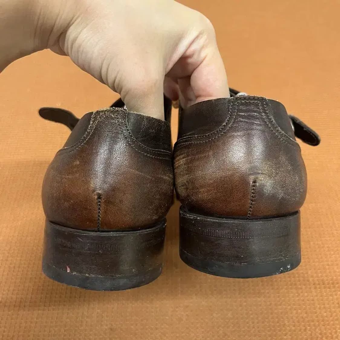 디스퀘어드2 브라운 가죽 로퍼/블로퍼 42 G08062 상품이미지2