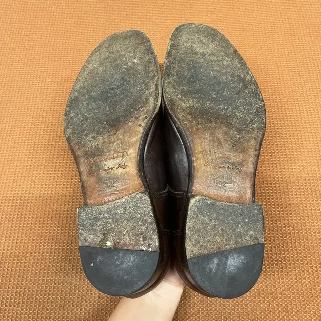 디스퀘어드2 브라운 가죽 로퍼/블로퍼 42 G08062 상품이미지4