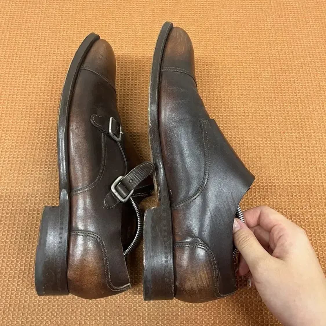 디스퀘어드2 브라운 가죽 로퍼/블로퍼 42 G08062 상품이미지7