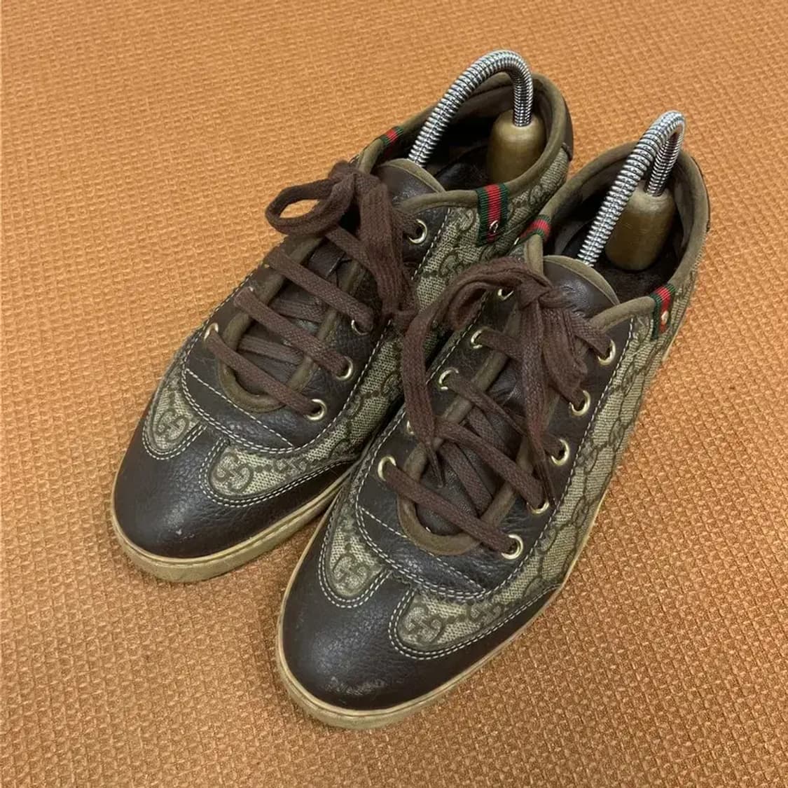 구찌 정품 PVC 빈티지 스니커즈 운동화 36.5 G08071 상품이미지1