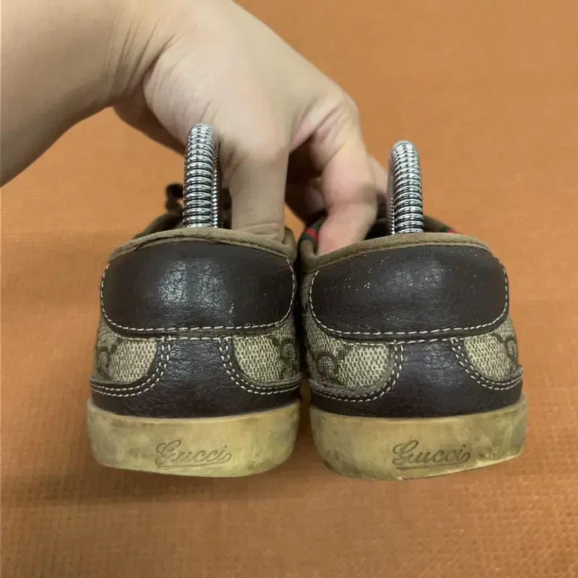 구찌 정품 PVC 빈티지 스니커즈 운동화 36.5 G08071 상품이미지2