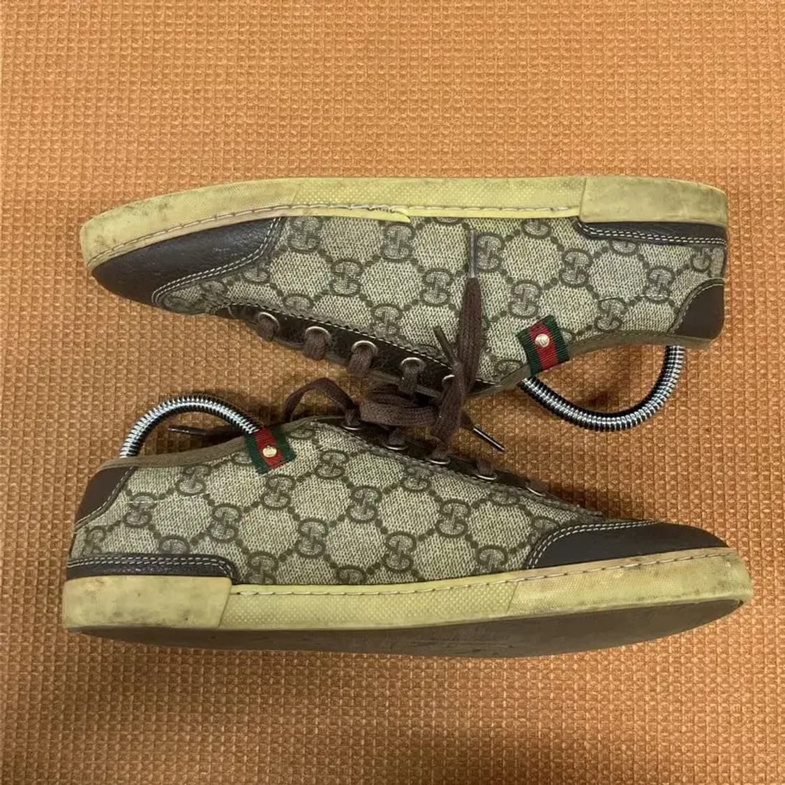 구찌 정품 PVC 빈티지 스니커즈 운동화 36.5 G08071 상품이미지3