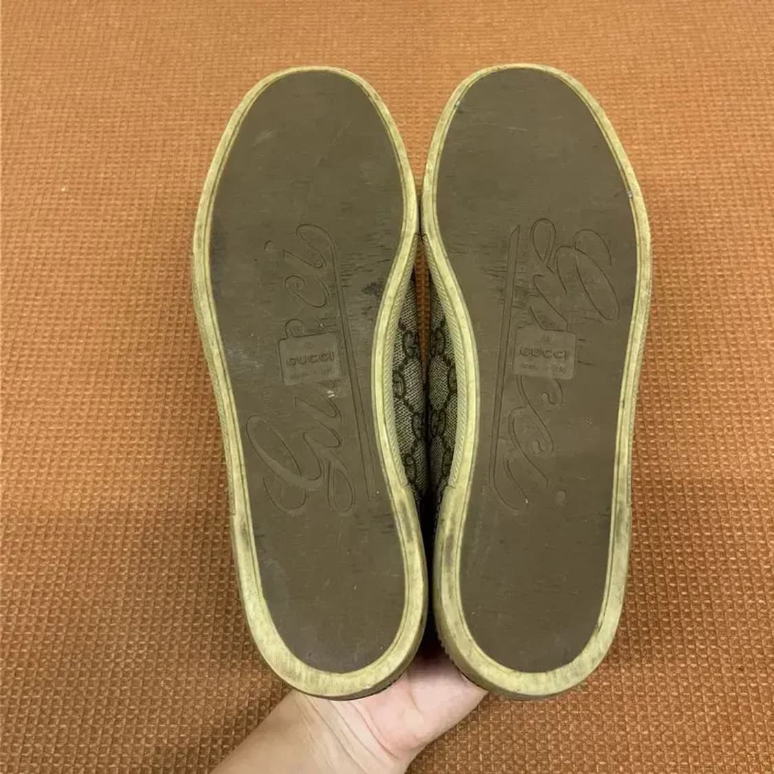 구찌 정품 PVC 빈티지 스니커즈 운동화 36.5 G08071 상품이미지4