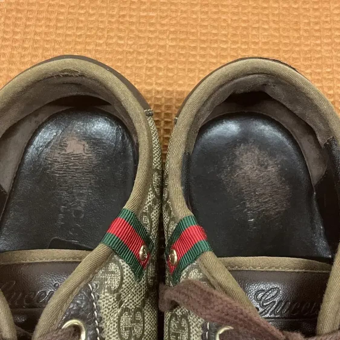 구찌 정품 PVC 빈티지 스니커즈 운동화 36.5 G08071 상품이미지7