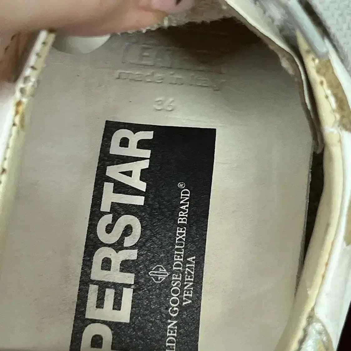 골든구스 슈퍼스타 스니커즈 운동화 36 G08115 상품이미지5