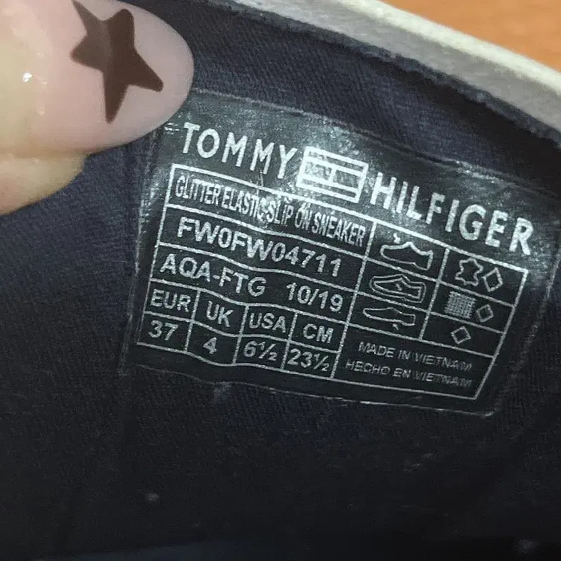 타미힐피거 레더 스팽글 슬립온 235 G08119 상품이미지5