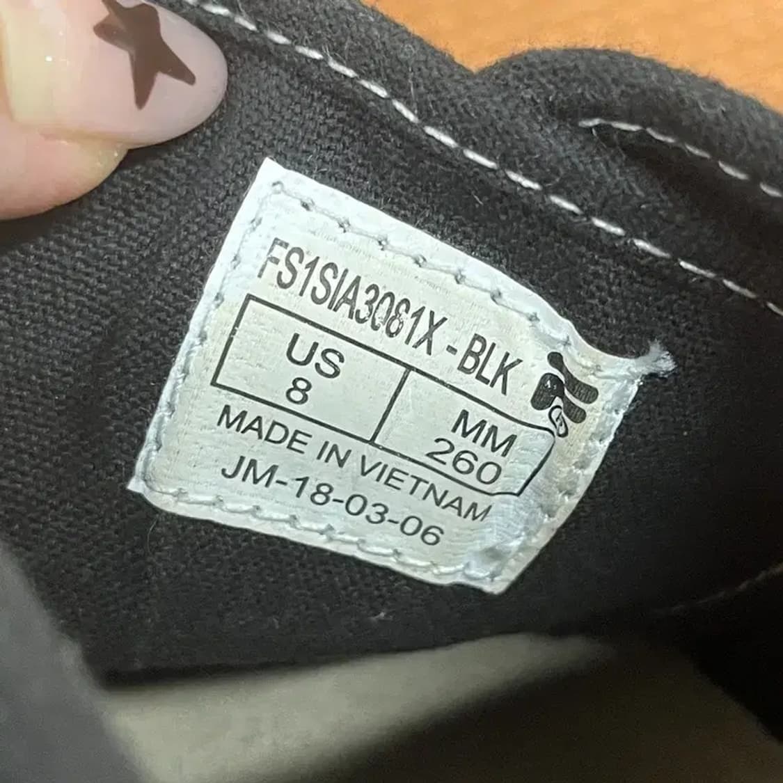 필라 블랙 벨크로 스니커즈 260 G08122 상품이미지5