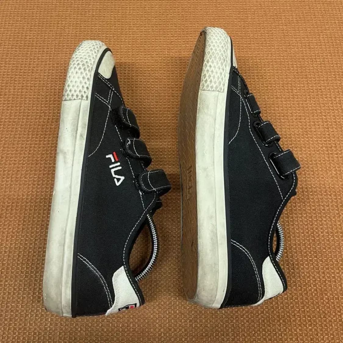 필라 블랙 벨크로 스니커즈 260 G08122 상품이미지6