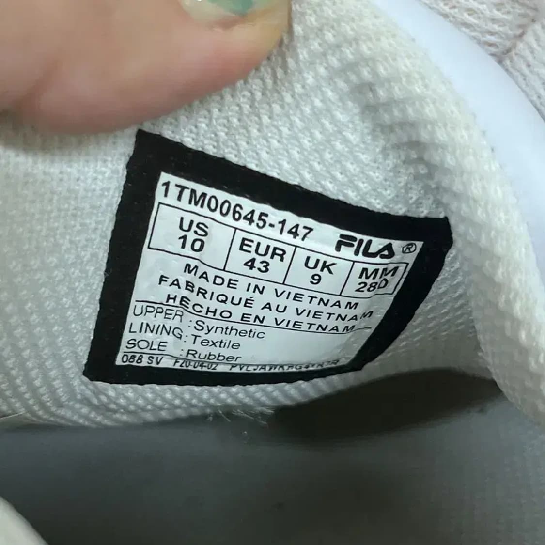 필라 코트 에이스 스니커즈 운동화 280 G08161 상품이미지5