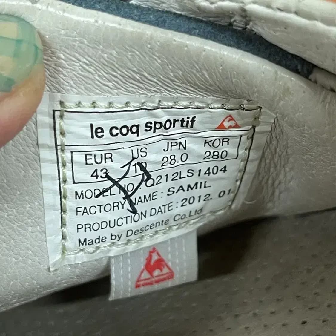 르꼬끄 캐주얼 스니커즈 운동화 280 G08193 상품이미지5