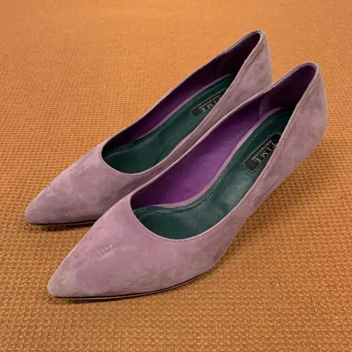 타임 한섬 스웨이드 펌프스 힐 240 G08248 상품이미지1