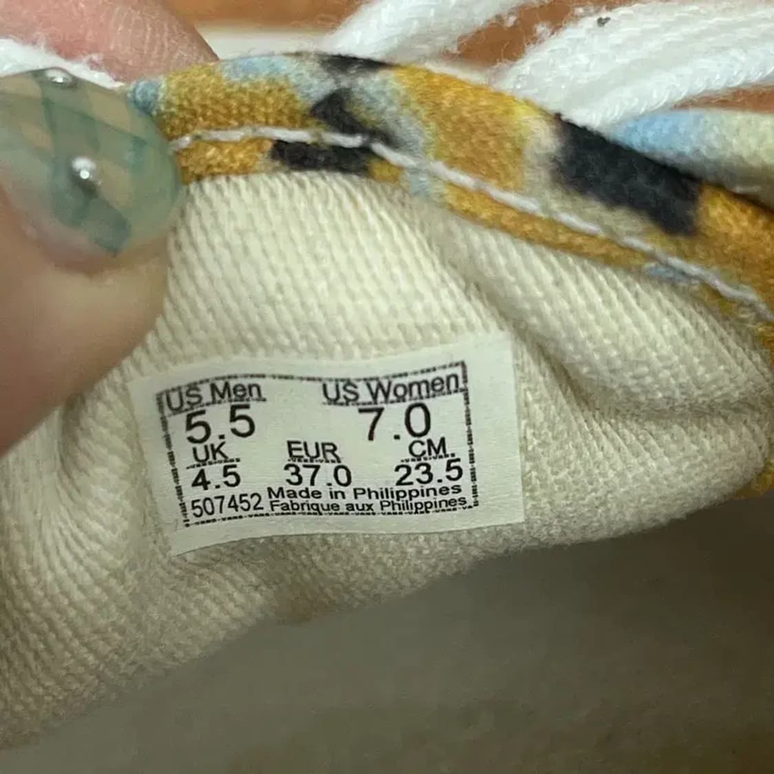 반스 애너하임 팩토리 믹스 모자이크 스니커즈 운동화 235 G08215 상품이미지5