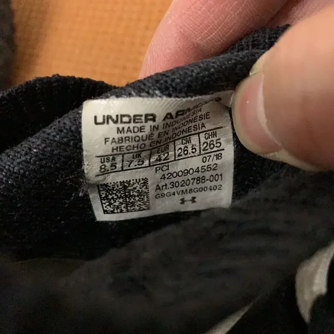 언더아머 UA 프로젝트 락 1 트레이닝화 운동화 265 G08222 상품이미지5