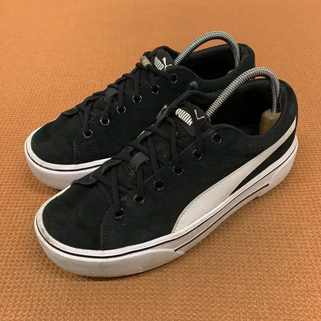 푸마 카이아 플랫폼 스웨이드 스니커즈 운동화 250 G08226 상품이미지1