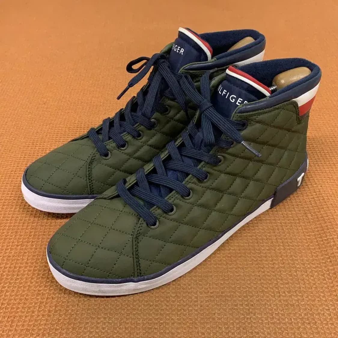 타미힐피거 로쉬3 하이탑 스니커즈 운동화 US10.5 G08251 상품이미지1