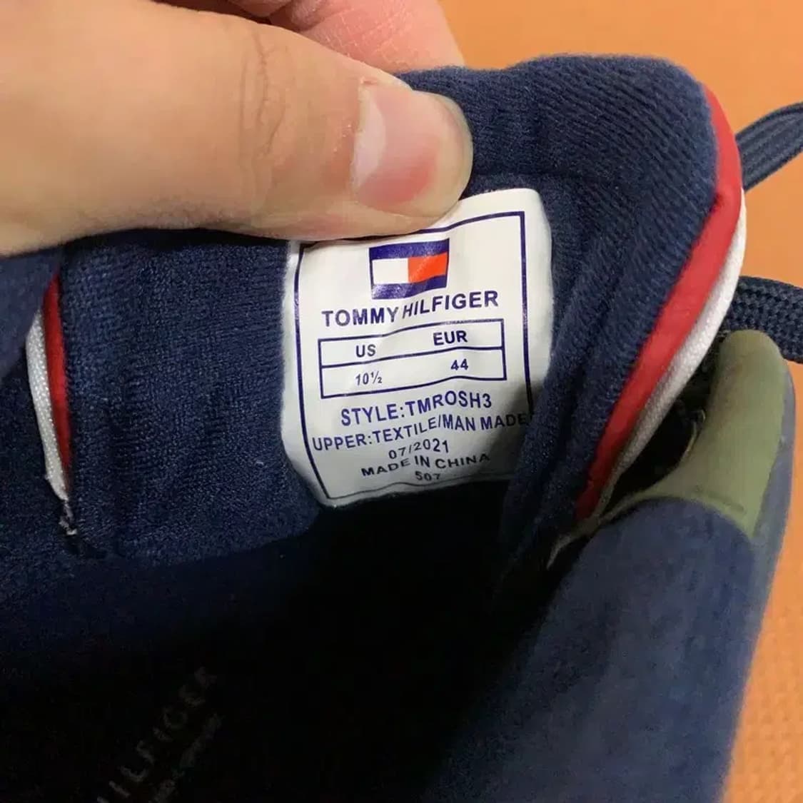 타미힐피거 로쉬3 하이탑 스니커즈 운동화 US10.5 G08251 상품이미지5