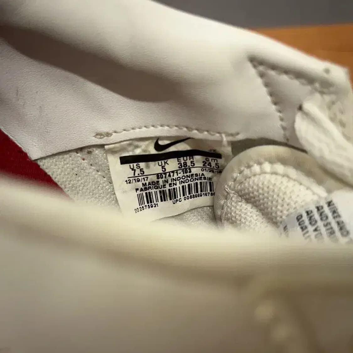 나이키 클래식 코르테즈 레더 스니커즈 운동화 245 G08273 상품이미지5