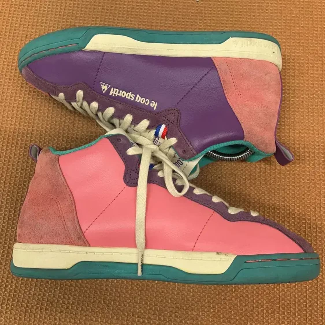 르꼬끄 올드스쿨 퍼플 하이 스니커즈 운동화 240 G08311 상품이미지3