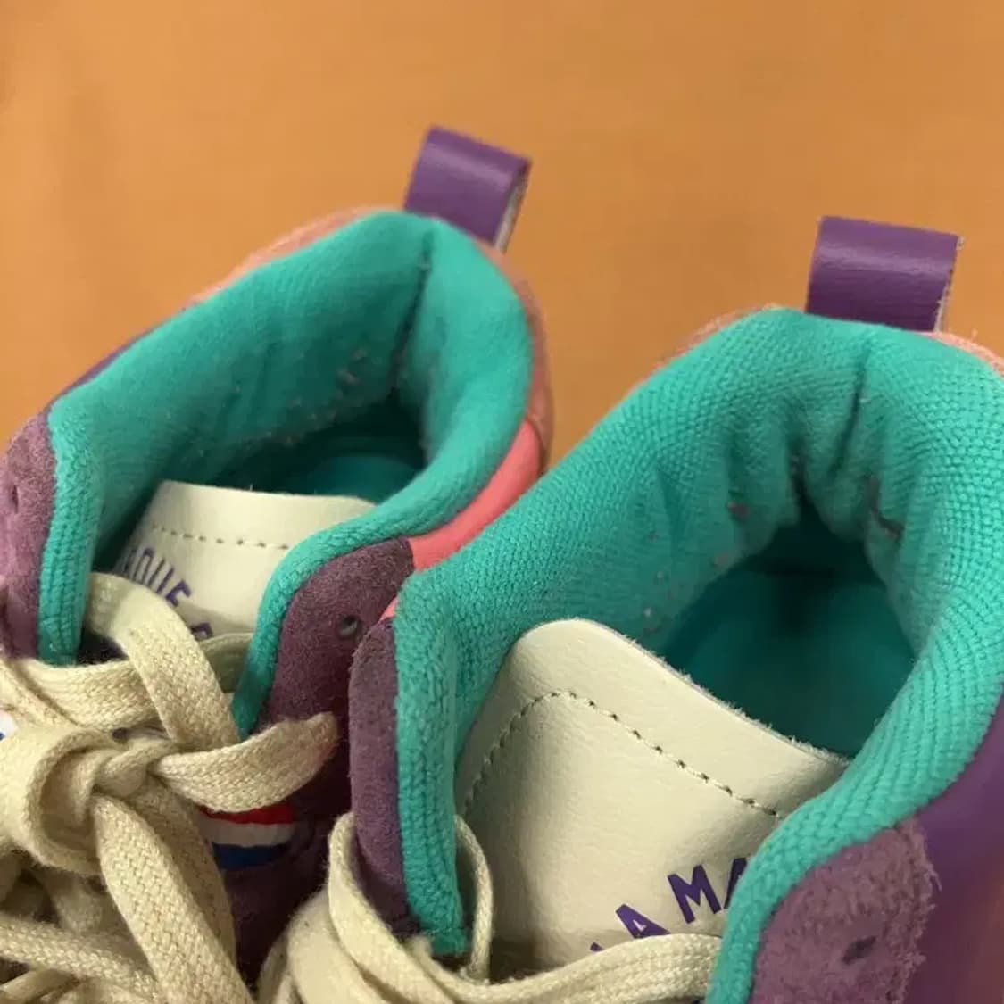 르꼬끄 올드스쿨 퍼플 하이 스니커즈 운동화 240 G08311 상품이미지6