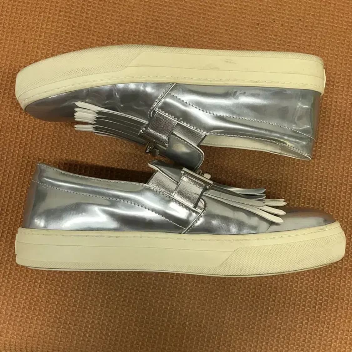 토즈 실버 테슬 슬립온 신발 38 G08368 상품이미지3