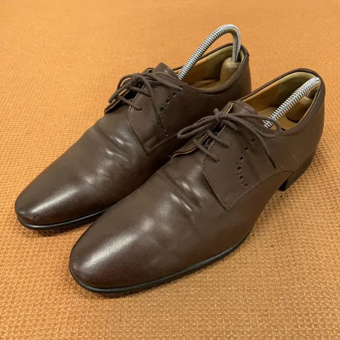 무크 브라운 로퍼 남자 정장 구두 신발 250 G08380 상품이미지1