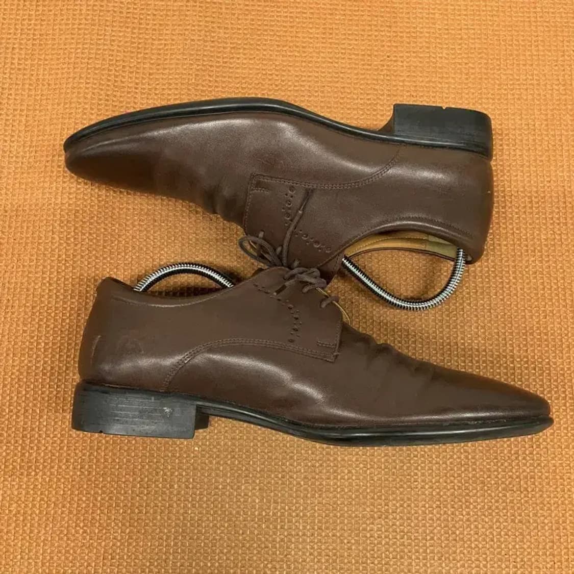 무크 브라운 로퍼 남자 정장 구두 신발 250 G08380 상품이미지3