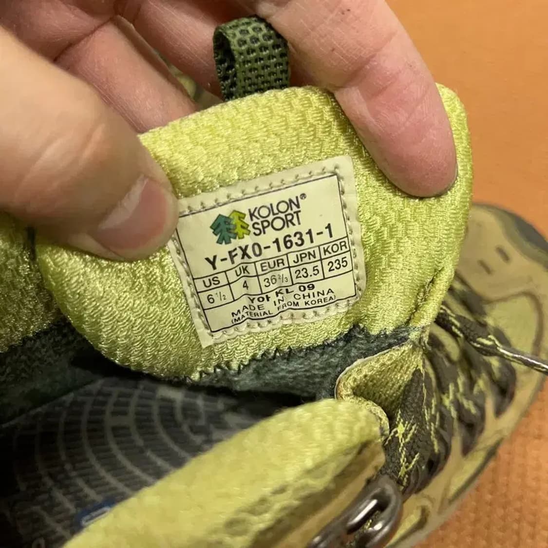 코오롱스포츠 아웃도어 작업화 등산화 여자 신발 235 G08399 상품이미지5