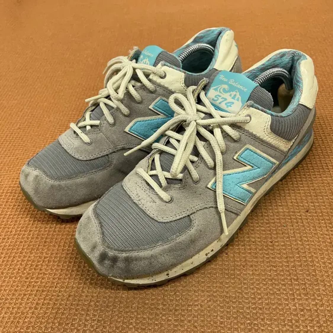 뉴발란스 574 그레이블루 운동화 신발 270 G08374 상품이미지1