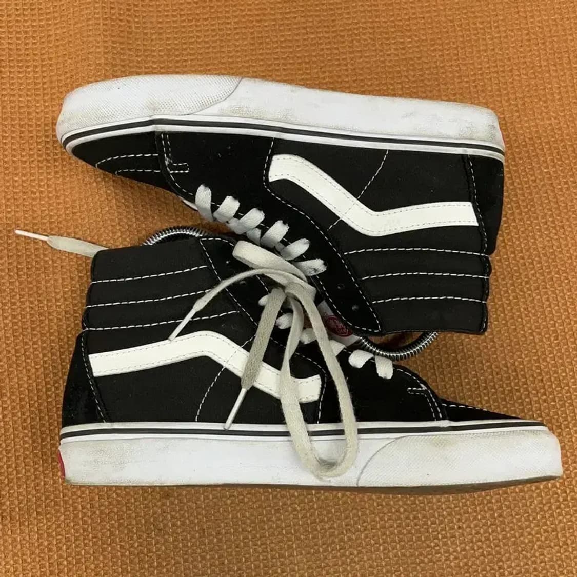 반스 올드스쿨 블랙 하이 스니커즈 여자 신발 235 G08379 상품이미지3