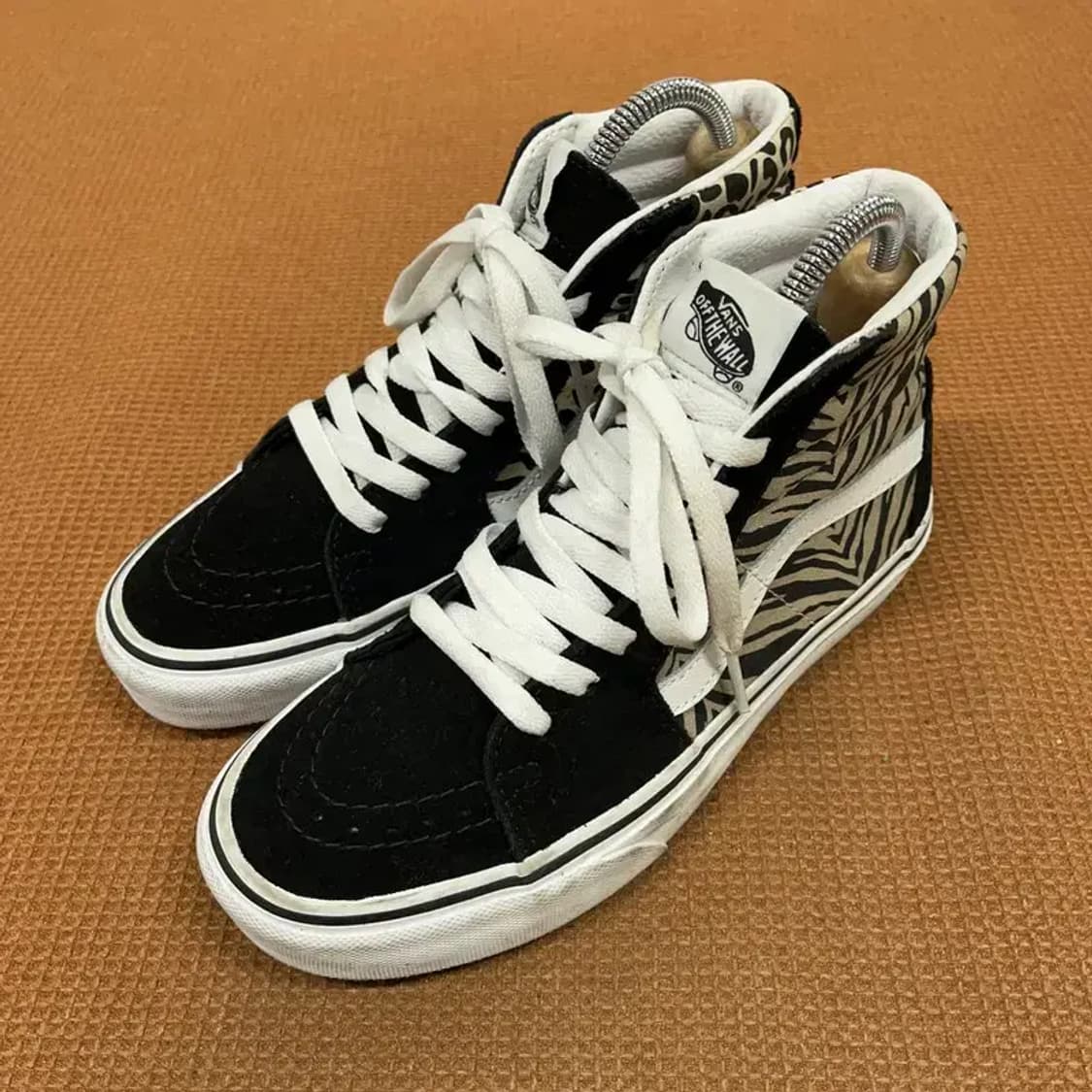 반스 올드스쿨 레오파드 호피 하이 스니커즈 여자 신발 230 G08382 상품이미지1