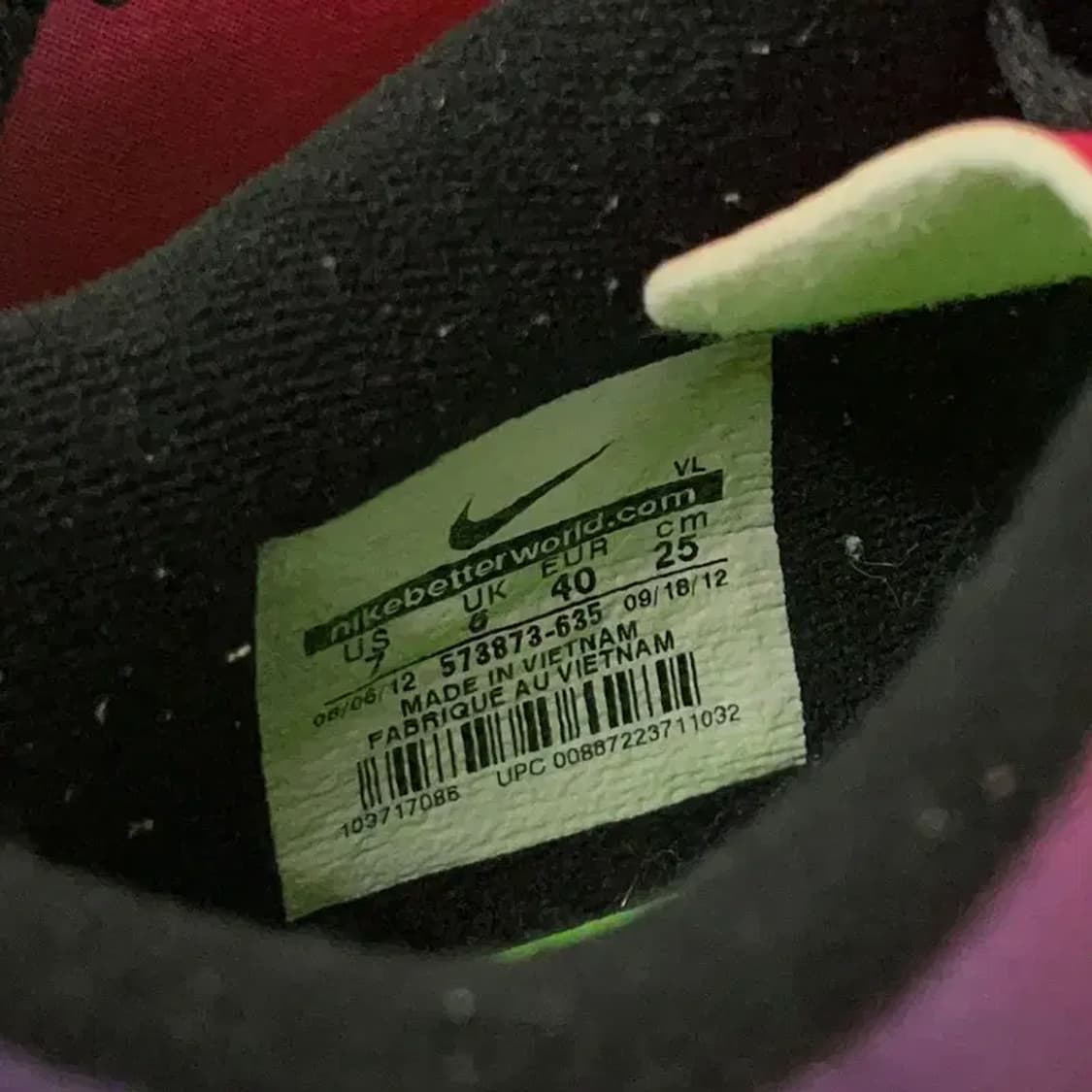 나이키 머큐리얼 볼텍스 FG 핑크 축구화 신발 250 G08390 상품이미지5