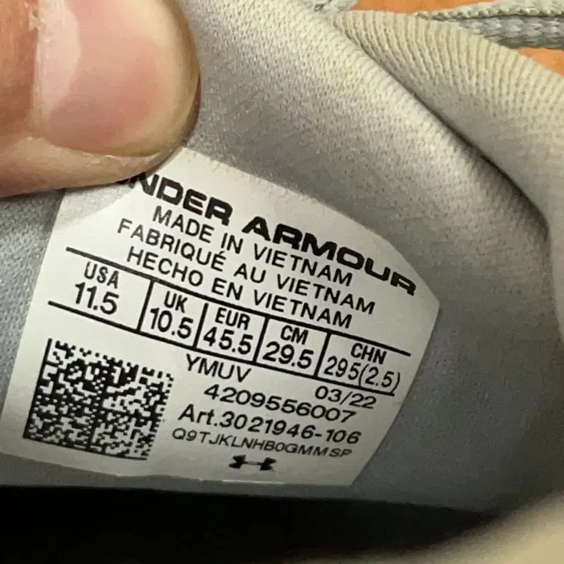 언더아머 리퀴파이 그레이블루 런닝화 운동화 신발 295 G08444 상품이미지5