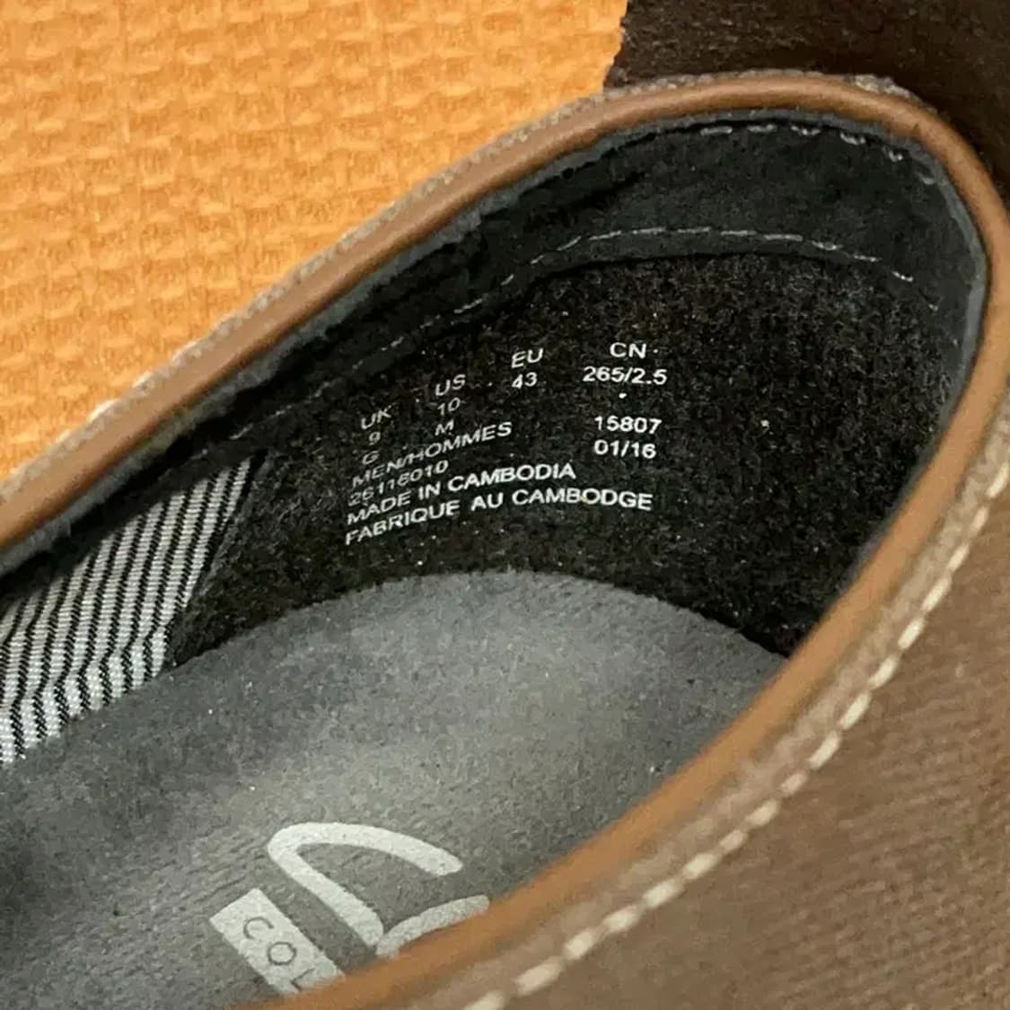 클락스 neelix vibe 브라운 스니커즈 UK9 G08460 상품이미지5