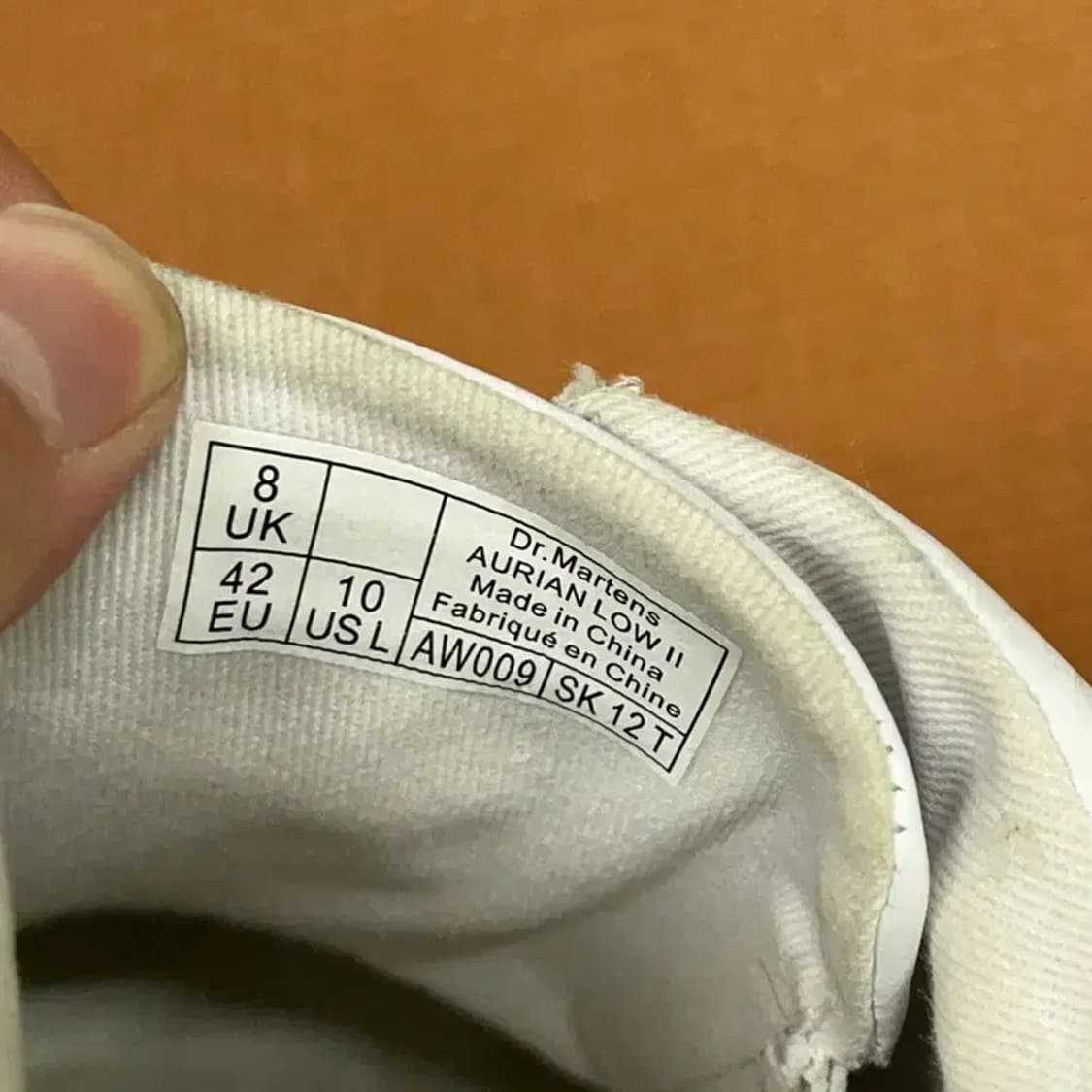 닥터마틴 오리안 로우 슬립온 신발 UK8 G08466 상품이미지6