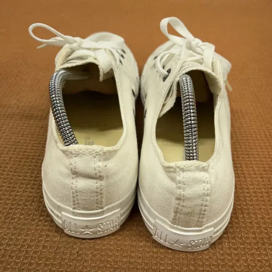 컨버스 화이트 로우 스니커즈 신발 250 G08477 상품이미지2