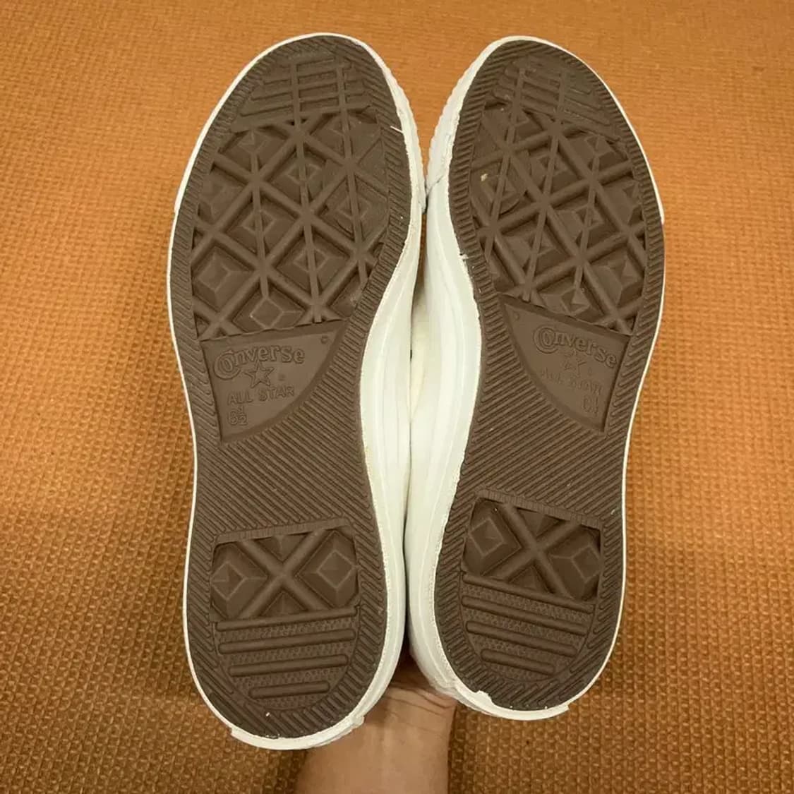 컨버스 화이트 로우 스니커즈 신발 250 G08477 상품이미지4