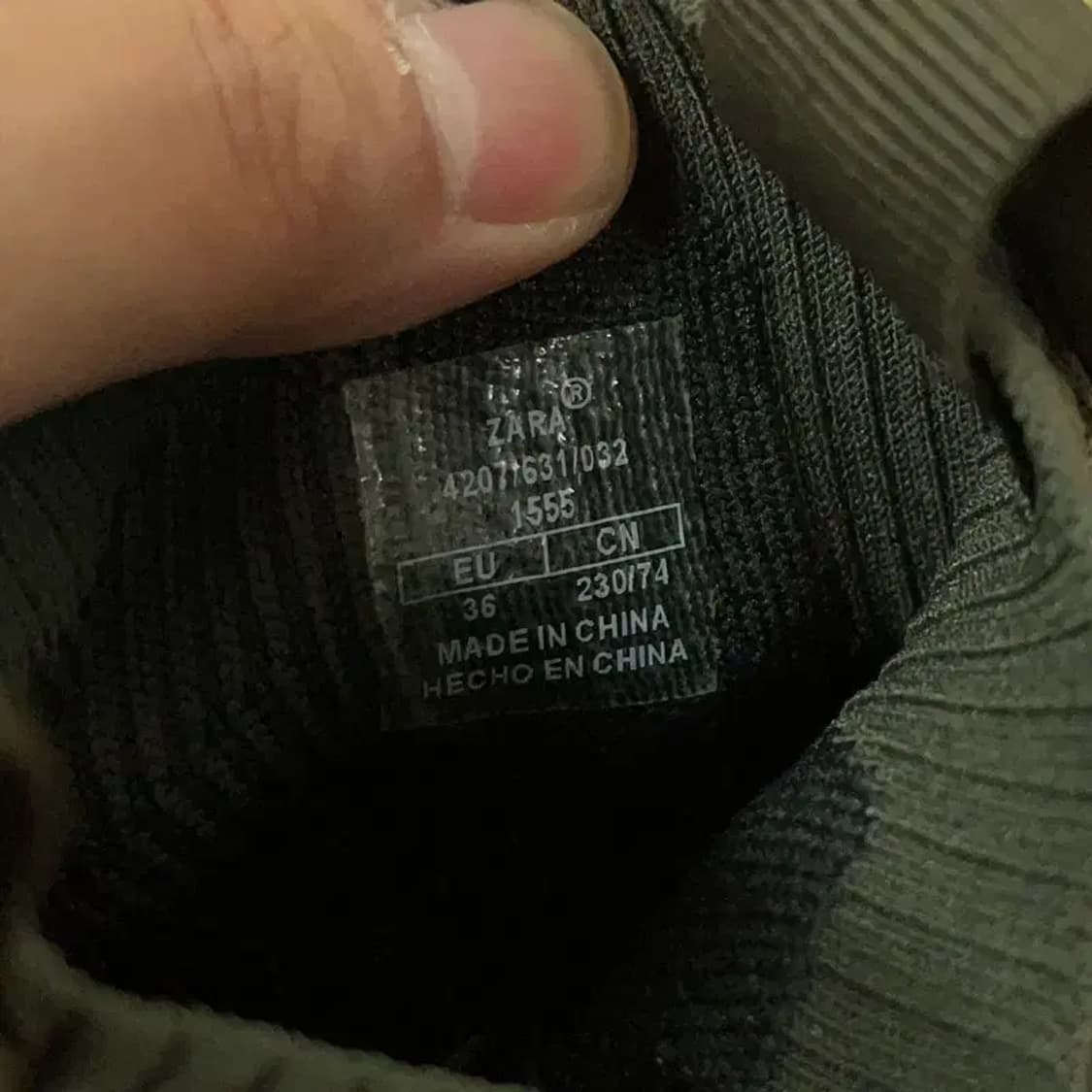 자라 ZARA 스피드러너 삭스 스니커즈 운동화 230 G08522 상품이미지5